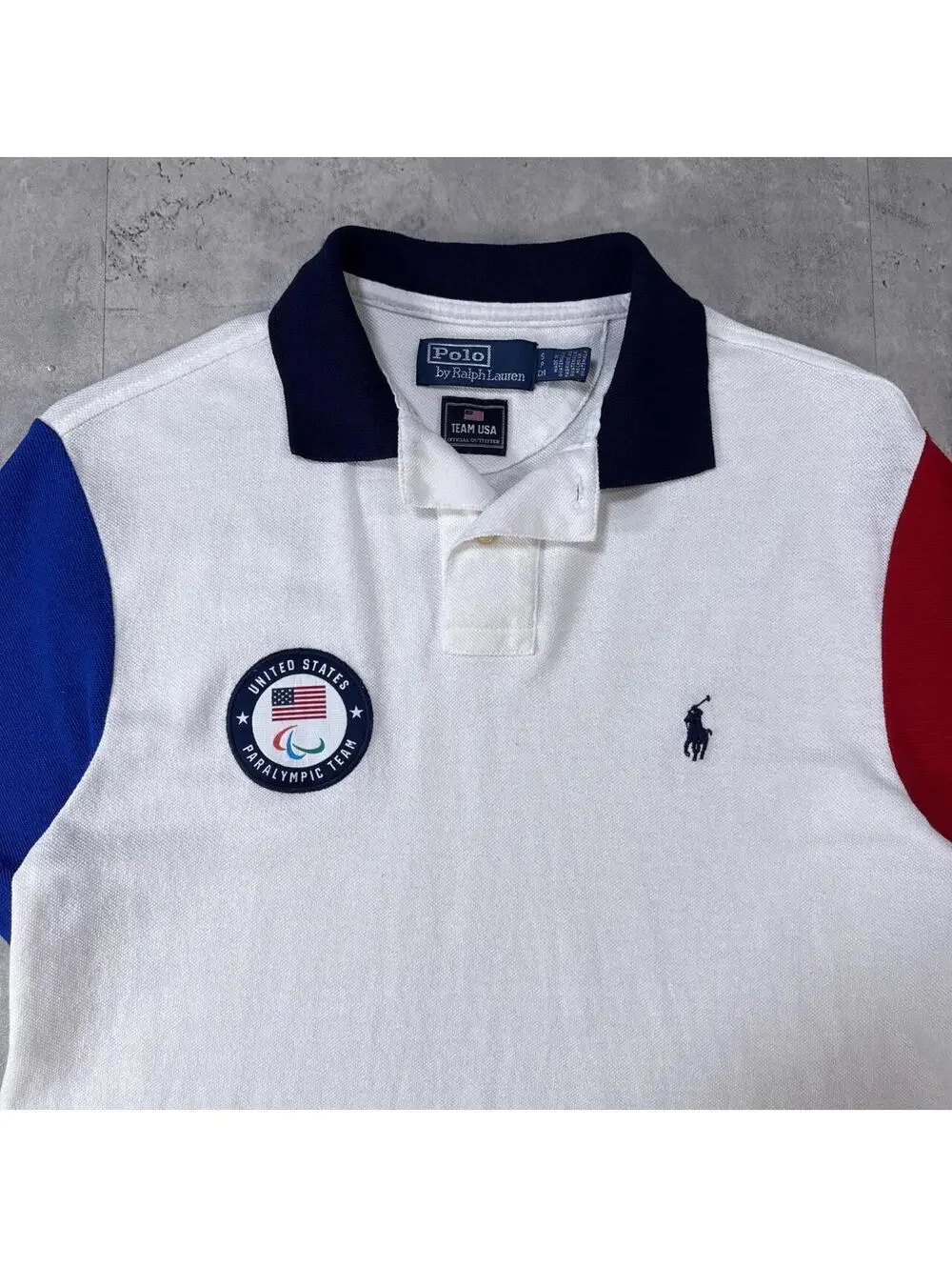 Y2K Polo Ralph Lauren Paralympic Team Polo Shirt